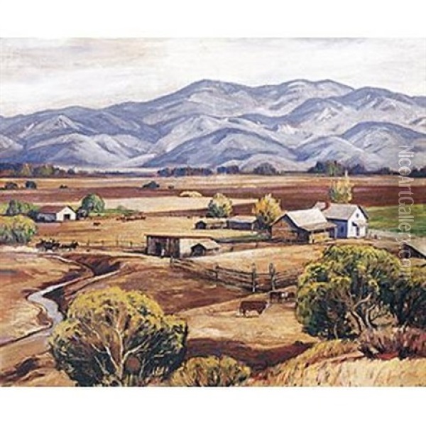 American Frontier Oil Painting - John Earle Coolidge