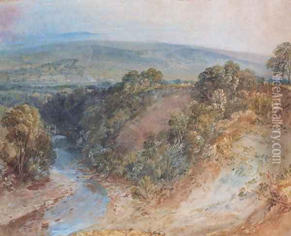 Valley of the Washburn, 1818 Oil Painting - Joseph Mallord William Turner