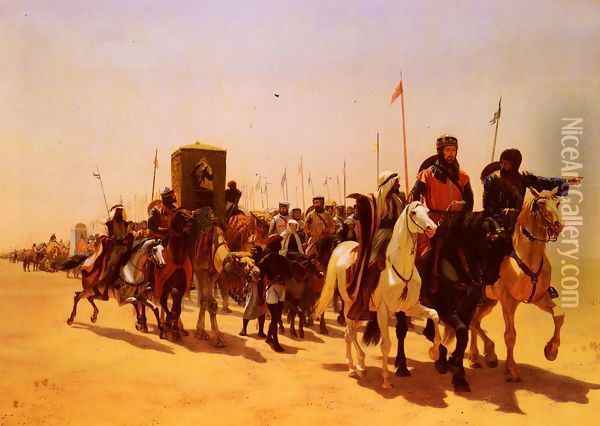 Richard, Coeur De Lion, On His Way To Jerusalem (Richard, the Lion Heart, On His Way To Jerusalem) Oil Painting - James William Glass