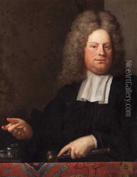 Portrait Of A Judge Oil Painting - Arnold Boonen