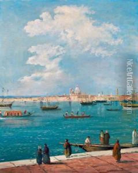 Ein Blick Auf Venedig Oil Painting - Guiseppe Signorini