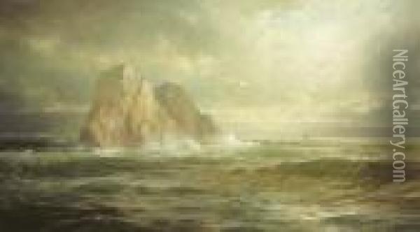 The Skelligs, Coast Of Ireland Oil Painting - William Trost Richards