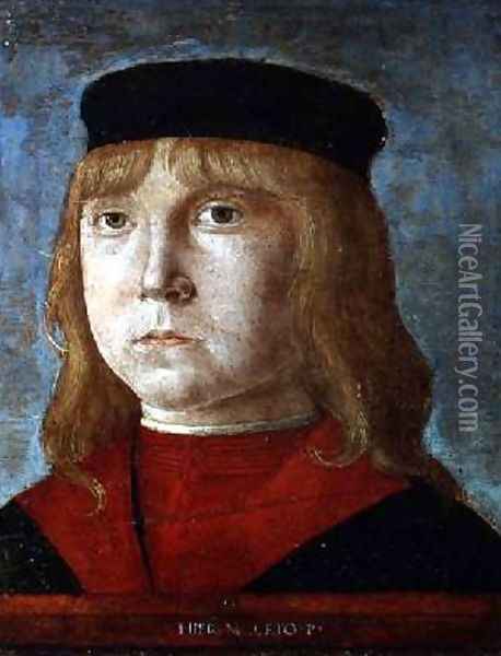 Portrait of a Boy Oil Painting - Girolamo Mocetto