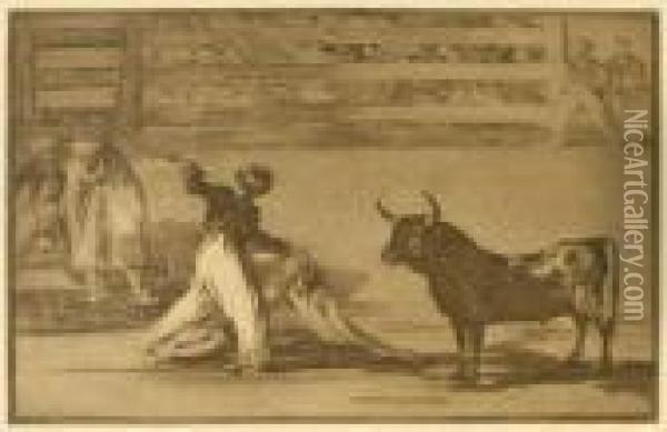 Stierkampfer Oil Painting - Francisco De Goya y Lucientes