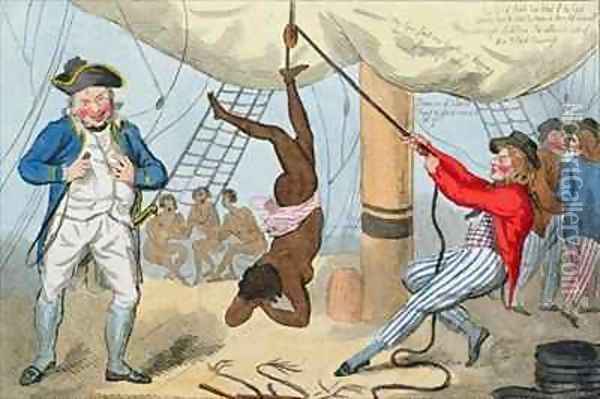The Abolition of the Slave Trade Oil Painting - Isaac Cruikshank