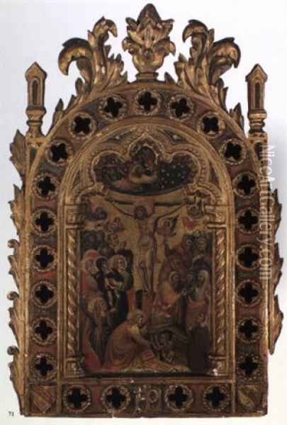 Crocifissione Oil Painting - Simone (di Filippo) dei Crocifissi