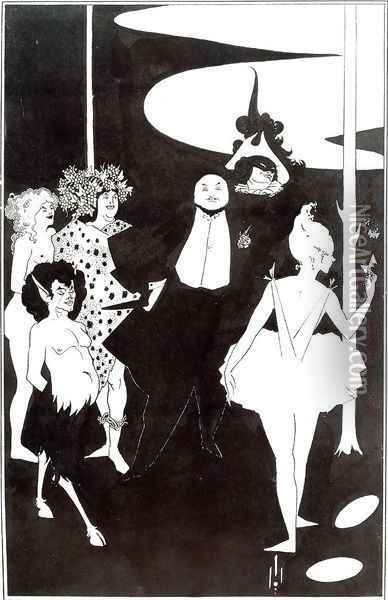 Title Page of 'The Savoy ', No 1 Oil Painting - Aubrey Vincent Beardsley