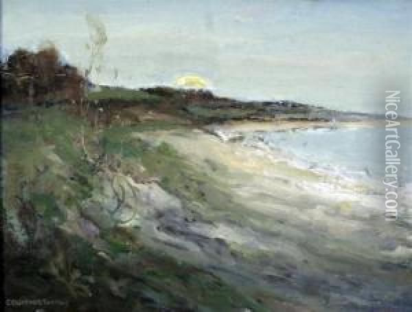 Coastal Landscape Oil Painting - George Grosvenor Thomas