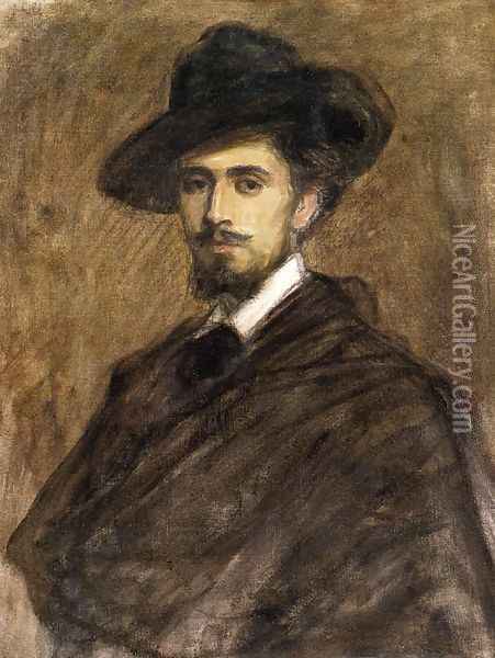 Portrait of a Man Oil Painting - Jean-Louis Forain