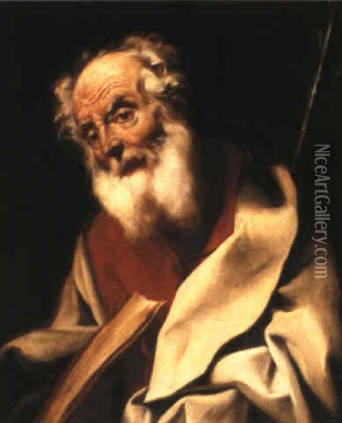 St. Thomas Oil Painting - Jusepe de Ribera