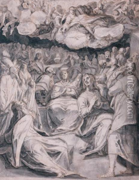 La Resurrection Du Christ Oil Painting - Master Of The Egmont Albums