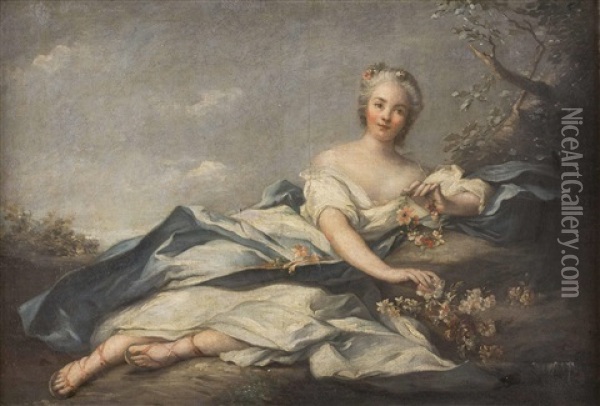 Henriette Von Frankreich Oil Painting - Jean Marc Nattier
