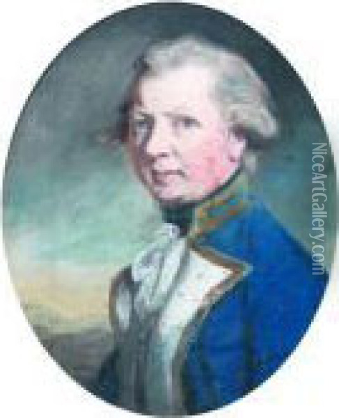 Portrait D'un Militaire. Oil Painting - Sir Henry Raeburn