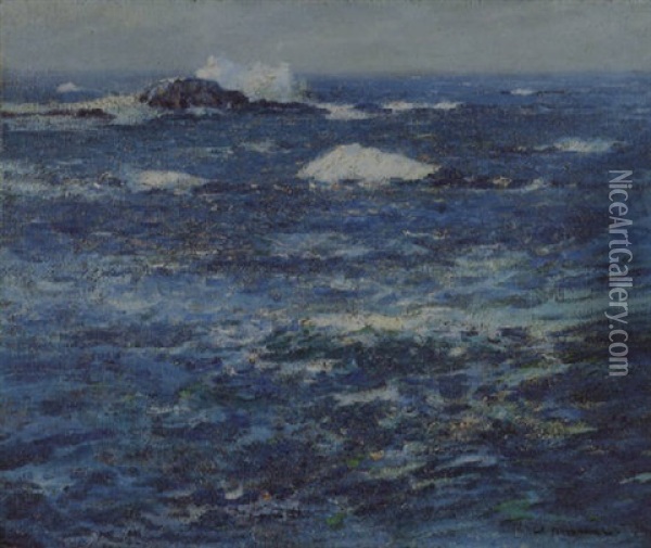 The Opal Sea, California Oil Painting - William Ritschel