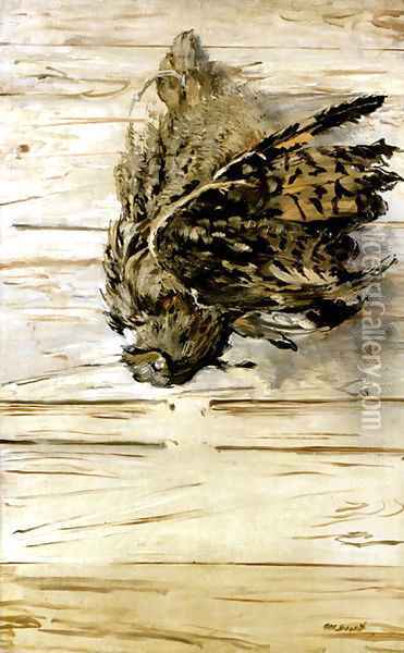 The Great Horned Owl Oil Painting - Edouard Manet