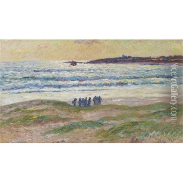 Cote De Bretagne Oil Painting - Henry Moret