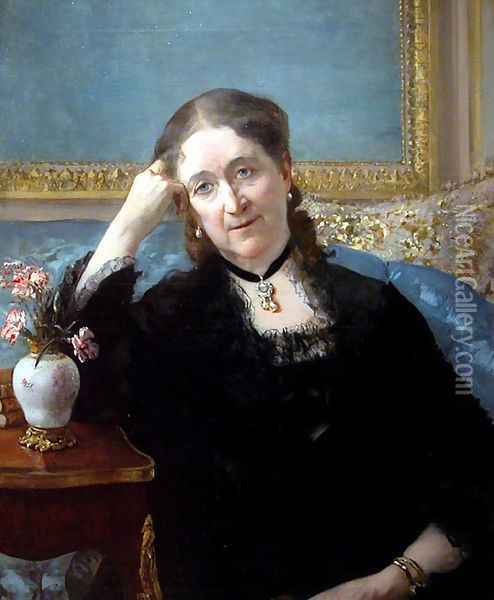 Madame Blerzy Oil Painting - Henri Gervex