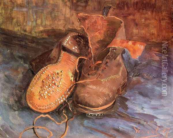 A Pair of Shoes I Oil Painting - Vincent Van Gogh