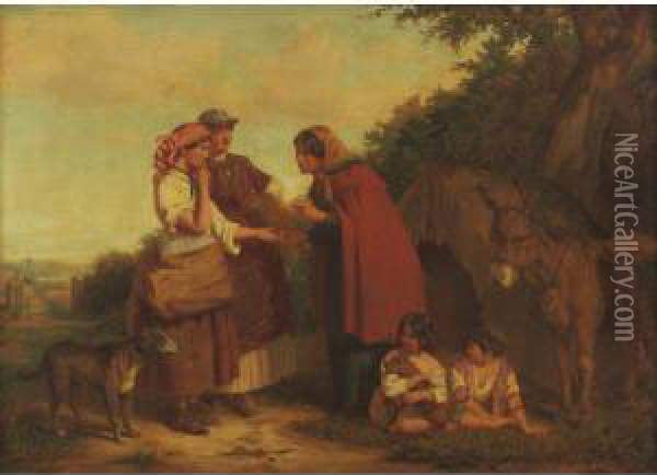 The Fortune Teller Oil Painting - James Stokeld