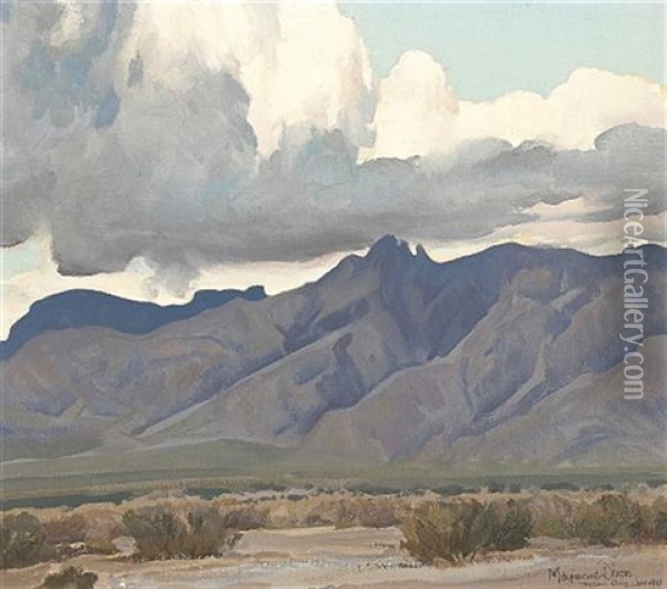 End Of A Storm (no. 604) Oil Painting - Maynard Dixon