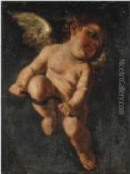 Cupido Oil Painting - Francesco Fontebasso