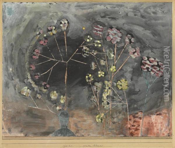 Winter-blumen Oil Painting - Paul Klee