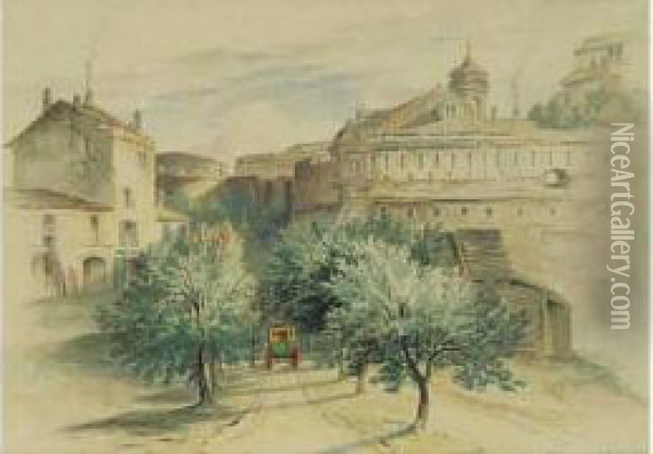 L'entree De Bastia Oil Painting - William Cowen