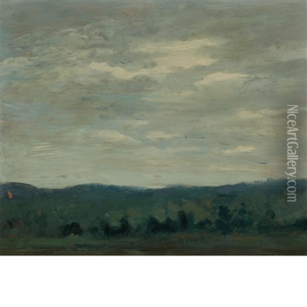 Ramapo Mountains Oil Painting - Arthur B. Davies