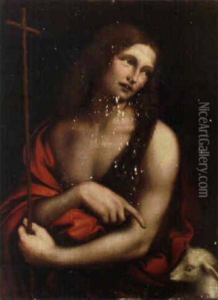 Saint John The Baptist Oil Painting -  Giampietrino