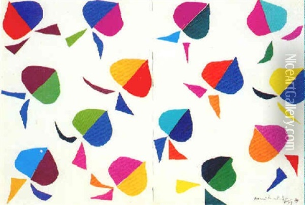 Projet De Couverture Pour Verve Oil Painting - Henri Matisse