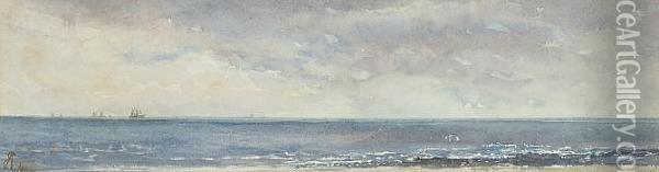 Seascape Oil Painting - Sir Alfred East