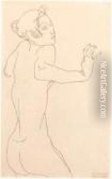 Schiele, E. Oil Painting - Egon Schiele