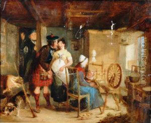 The Hunters Return Oil Painting - Sir David Wilkie