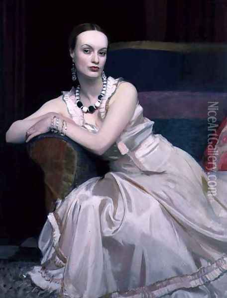 Cynthia, c.1932 Oil Painting - George Spencer Watson
