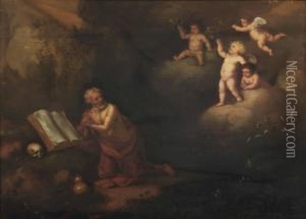 The Vision Of Saint Jerome Oil Painting - Francois Verwilt