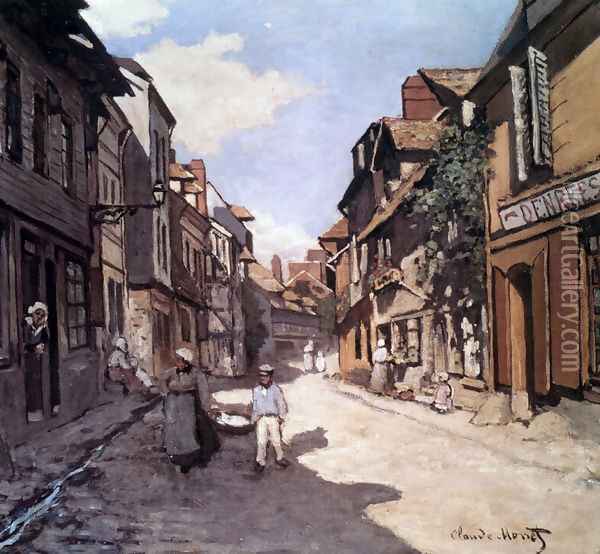 Rue De La Bavolle, Honfleur Oil Painting - Claude Oscar Monet