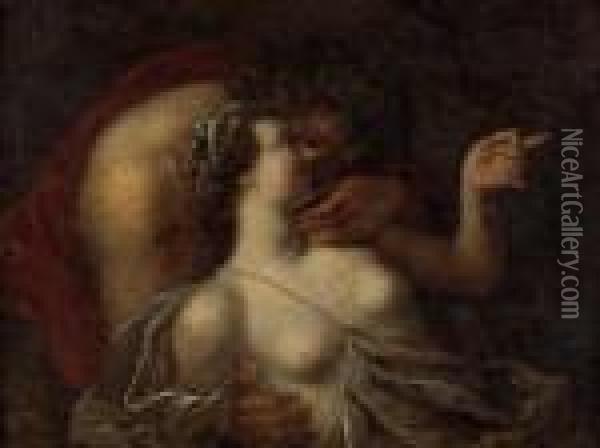 Ariadne Und Bacchus Oil Painting - Luca Giordano