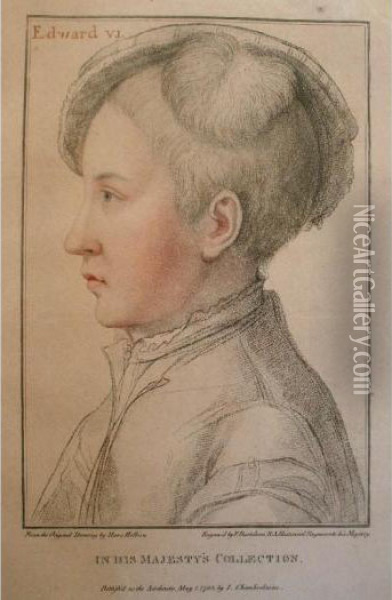 Imitations Of Original Drawings By Hans Holbein Oil Painting - Francesco Bartolozzi