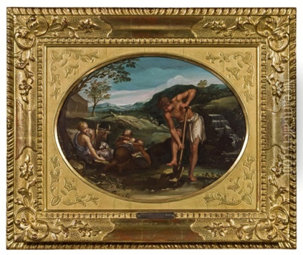 Adam Und Eva Oil Painting - Abraham Bloemaert