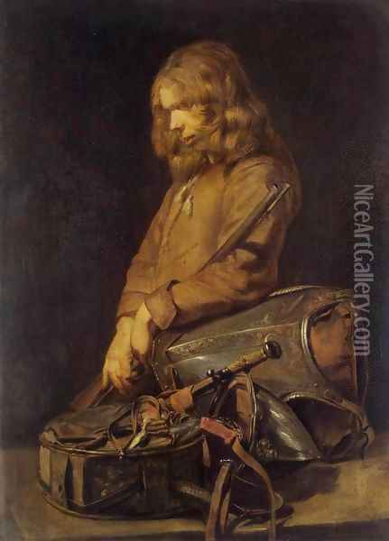 Young Soldier Oil Painting - Frans II Hals