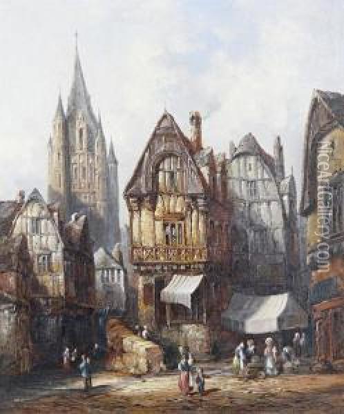 Cologne, Germany Oil Painting - Henry Schafer