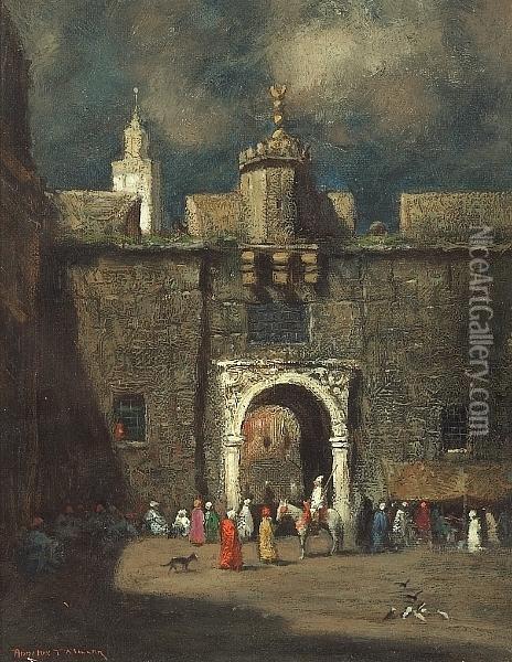 Fort Bab Azoun, Algiers Oil Painting - Addison Thomas Millar