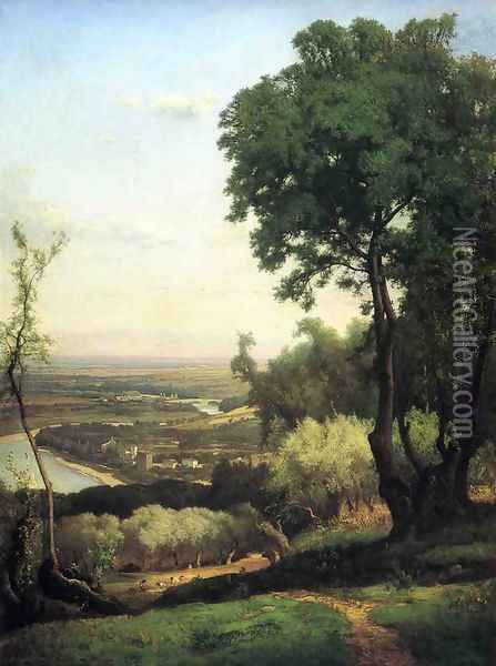 Near Perugia II Oil Painting - George Inness