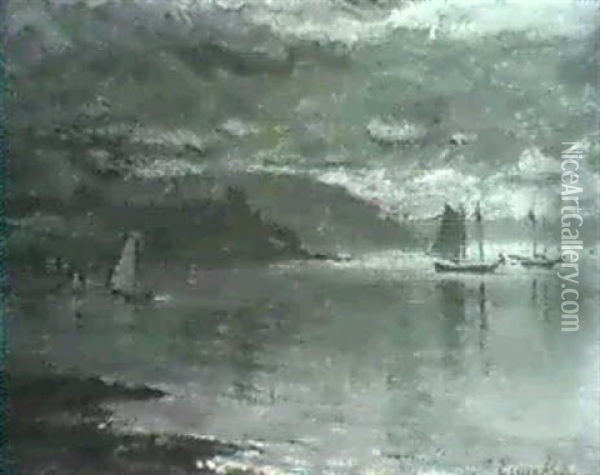 North Shore At Twilight Oil Painting - John Joseph Enneking