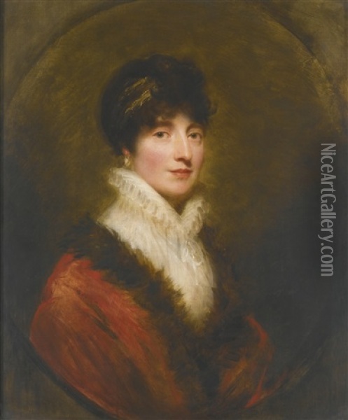 Portrait Of Margaret Stirling Of Ardoch Oil Painting - Sir William Beechey