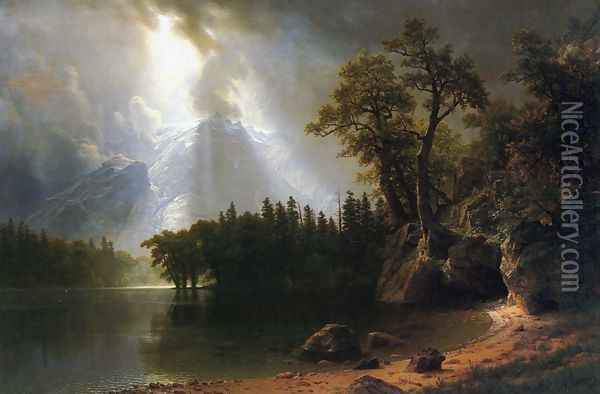 Yosemite Oil Painting - Albert Bierstadt