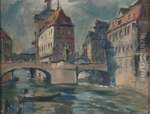 Bamberg Oil Painting - Rudolf Hellwag