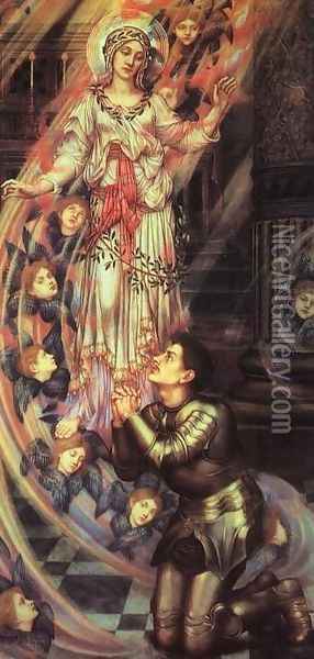 Our Lady of Peace Oil Painting - Evelyn Pickering De Morgan
