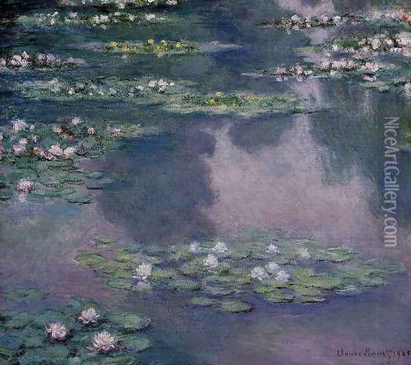 Water-Lilies IX Oil Painting - Claude Oscar Monet