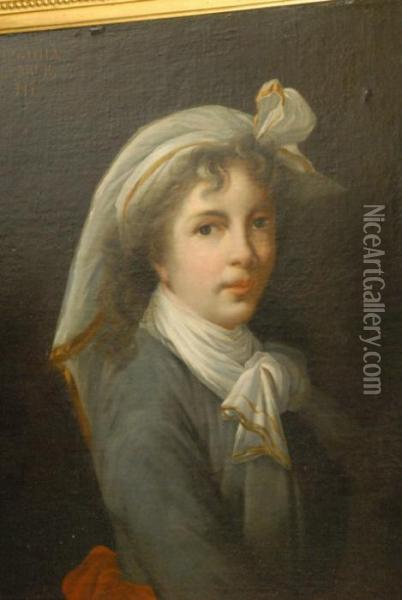 Portrait Of Virginia Oil Painting - Elisabeth Vigee-Lebrun